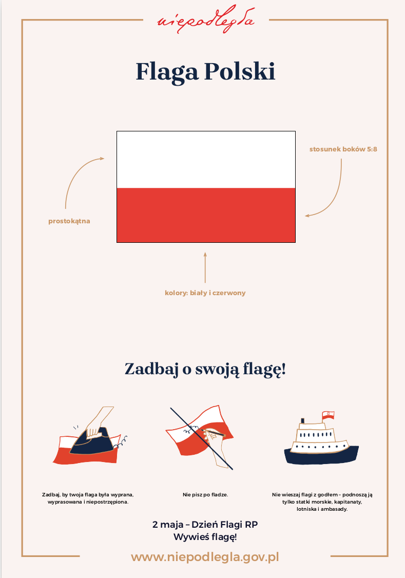 Plakat - Flaga Polski